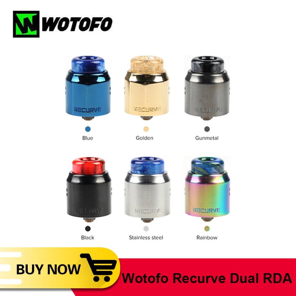 New Original Wotofo Recurve Dual RDA Vape Tank Vaporizer Rebuilding Dripping RDA Atomizer Vaper 510 810 Thread VS Recurve RDA
New Original Wotofo Recurve Dual RDA Vape Tank Vaporizer Rebuilding Dripping RDA Atomizer Vaper 510 810 Thread VS Recurve RDA