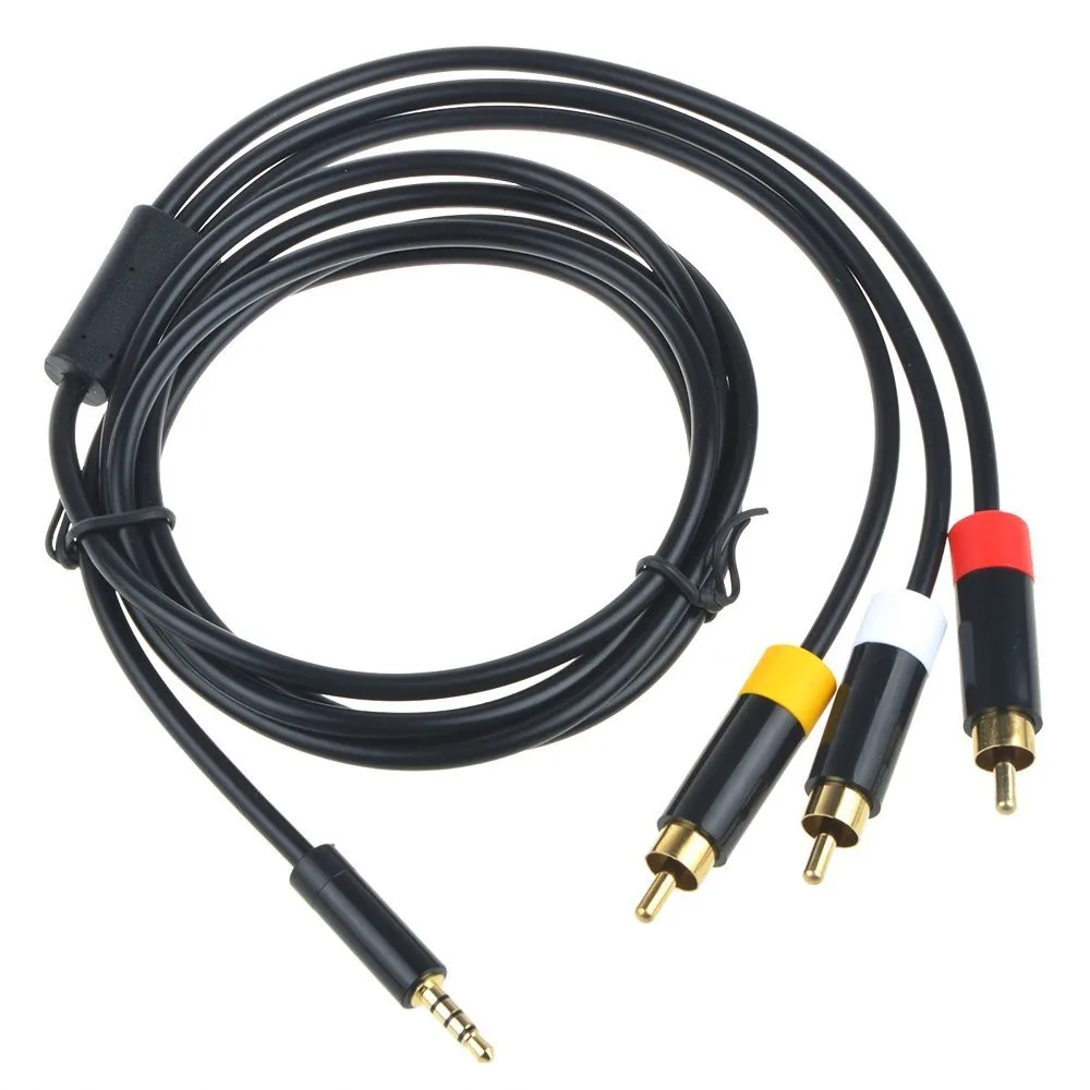 100 шт много 1 8 м 6 футов RCA аудио видео оптический кабель цифровой AV патч-корд
