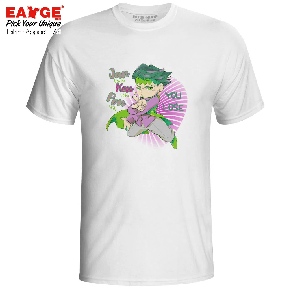 Rohan Kishibe T-shirt JoJo Bizarre Adventure Golden Wind Popular Anime Punk Print Funny T Shirt Anime Novelty Rock Women Men Top
Rohan Kishibe T-shirt JoJo Bizarre Adventure Golden Wind Popular Anime Punk Print Funny T Shirt Anime Novelty Rock Women Men Top