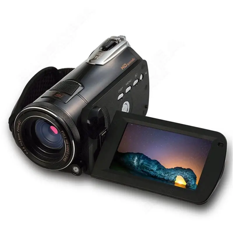 ORDRO HDV D395 портативные видеокамеры ночного видения Full HD 1080P 18X 3 0 "сенсорный экран