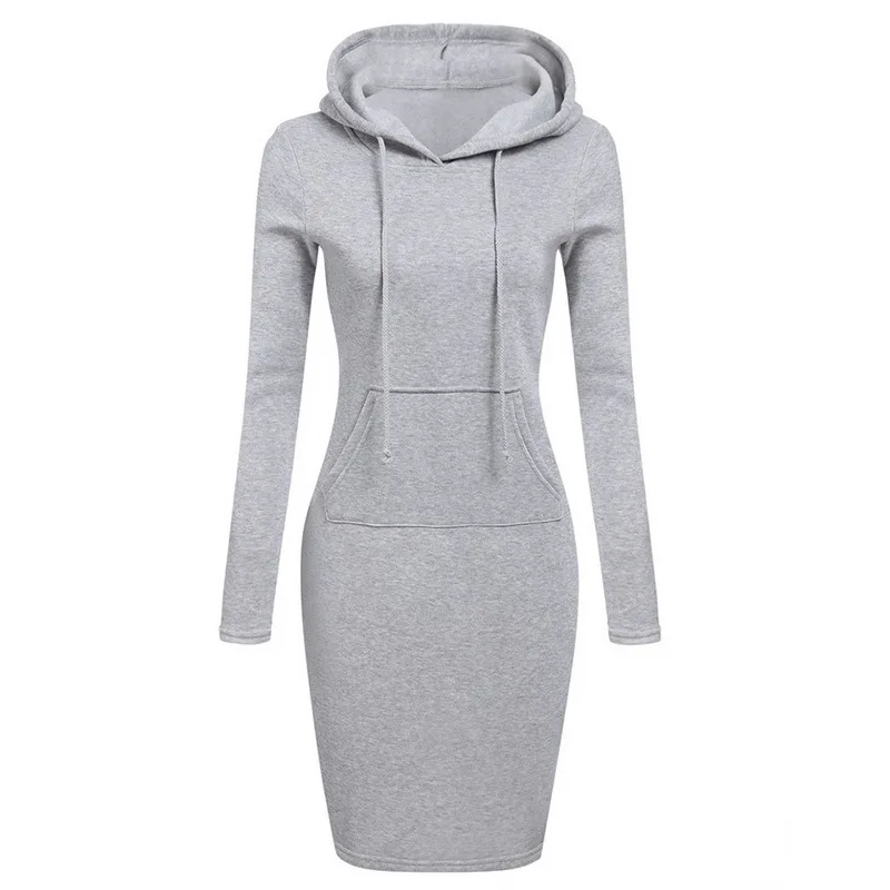 LITTHING Spring Warm Sweater Long-sleeved Dress 2019 Woman Clothing Hooded Collar Pocket Design Simple Woman Dress Z30
LITTHING Spring Warm Sweater Long-sleeved Dress 2019 Woman Clothing Hooded Collar Pocket Design Simple Woman Dress Z30