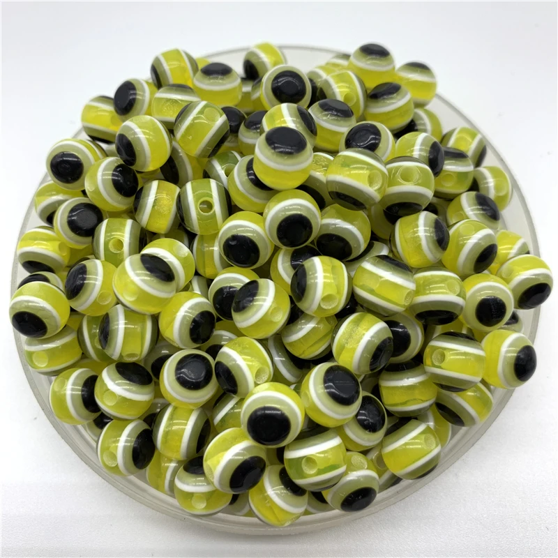 6mm 8mm 10mm Yellow Round Spacer Beads Evil Eye Beads Stripe Resin Spacer Beads For Jewelry Making DIY Bracelet Necklace Charms
6mm 8mm 10mm Yellow Round Spacer Beads Evil Eye Beads Stripe Resin Spacer Beads For Jewelry Making DIY Bracelet Necklace Charms