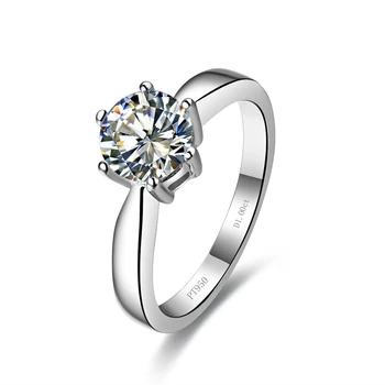 6.5MM 1Ct G-H Moissanite Engagement Ring Solid 925 Sterling Silver Solitaire Ring White Gold Color Female Ring
6.5MM 1Ct G-H Moissanite Engagement Ring Solid 925 Sterling Silver Solitaire Ring White Gold Color Female Ring