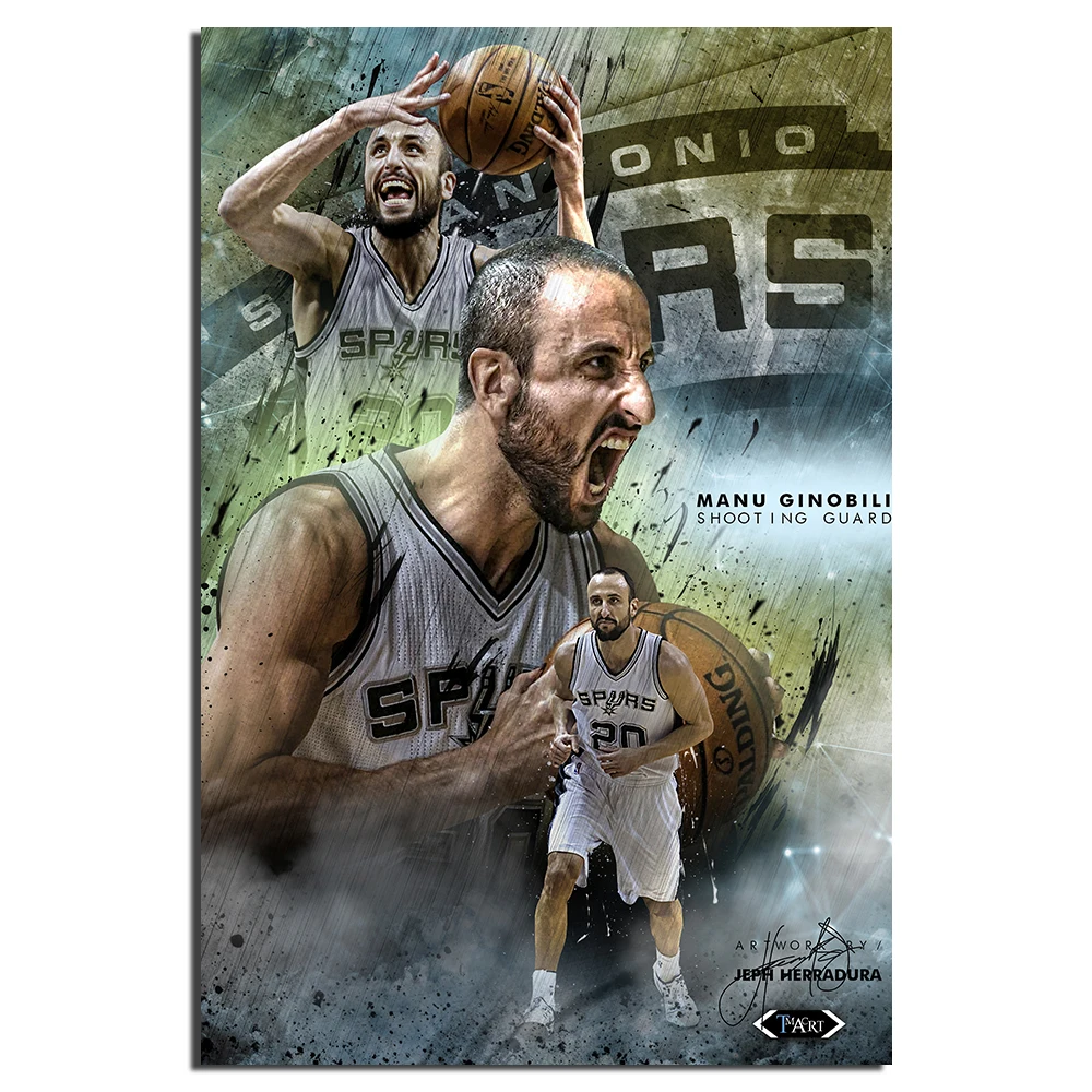Manu Ginobili Canvas Painting Basketball Poster Decoration Picture Wall Art Picture for Living Room
Manu Ginobili Canvas Painting Basketball Poster Decoration Picture Wall Art Picture for Living Room