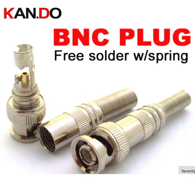 10pcs/LOT Bnc Q9 Male Plug For Rg59 Coaxial Cable Cctv Copper Solderless Connector For Cctv Camera Copper Core
10pcs/LOT Bnc Q9 Male Plug For Rg59 Coaxial Cable Cctv Copper Solderless Connector For Cctv Camera Copper Core