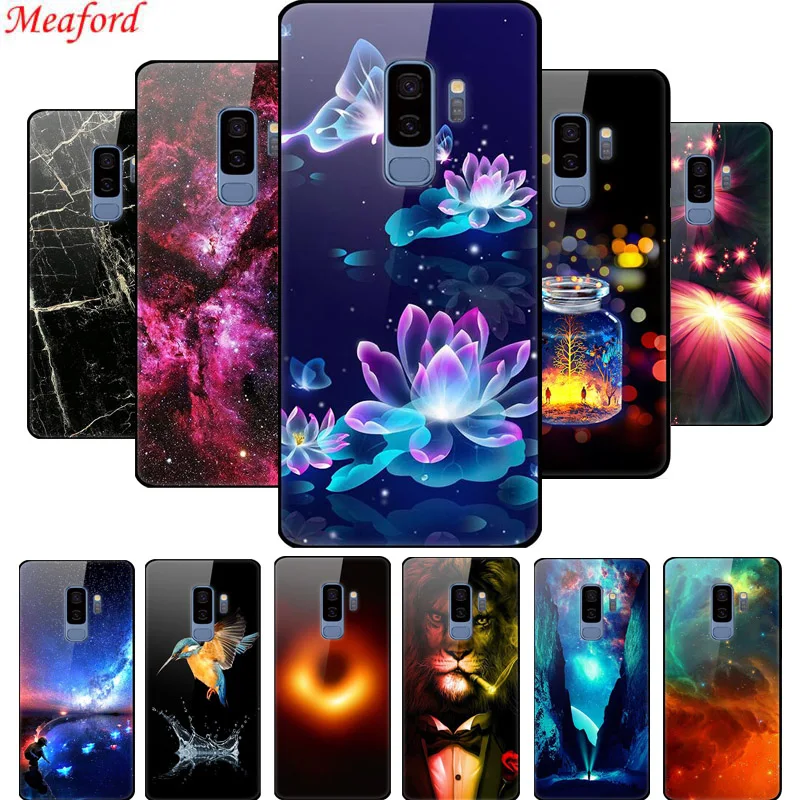 Luxury Glass Back Cover For Samsung Galaxy S9 Plus Case S9Plus Hard Phone Case For Samsung S9 Case S9+ TPU Frame Coque Funda
Luxury Glass Back Cover For Samsung Galaxy S9 Plus Case S9Plus Hard Phone Case For Samsung S9 Case S9+ TPU Frame Coque Funda