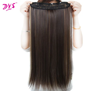 Deyngs 5clips in Hair Extensions Silky Straight 24Inch Synthetic Fake False Hair Piece Clips on Hairpieces For Women 13 Colors
Deyngs 5clips in Hair Extensions Silky Straight 24Inch Synthetic Fake False Hair Piece Clips on Hairpieces For Women 13 Colors