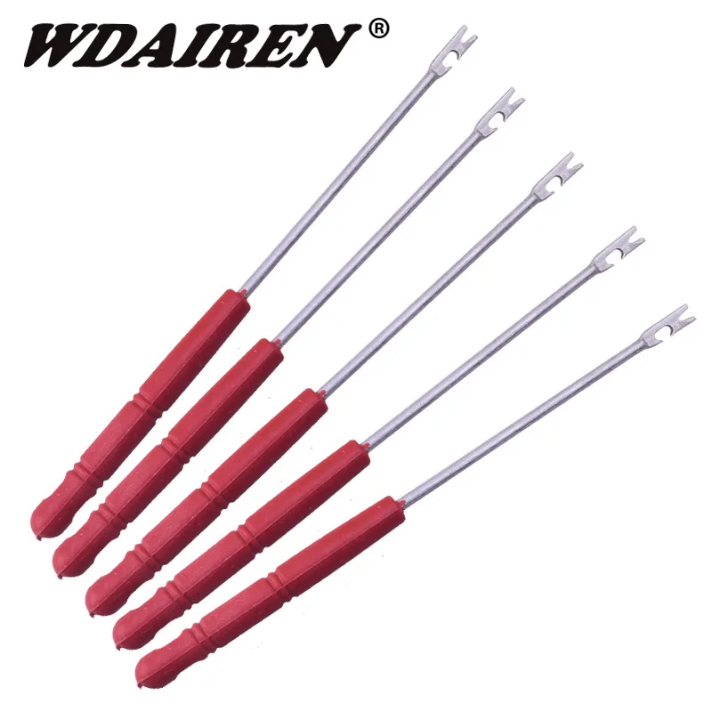5Pcs/lot High Quality Decoupling Device Fishing Out of Hook Lures Lines Abstract Tackle Metal Steel Special Tools | Спорт и