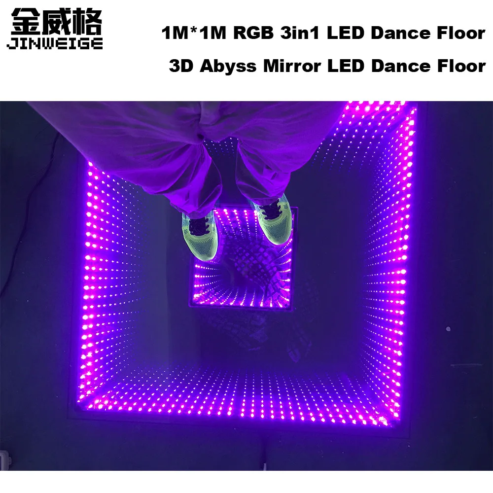 1M*1M RGB 3in1 3D Abyss Led Mirror Infinite Time Tunnel Dance Floor Wedding Equipments Stage Wedding Dance Floor
1M*1M RGB 3in1 3D Abyss Led Mirror Infinite Time Tunnel Dance Floor Wedding Equipments Stage Wedding Dance Floor