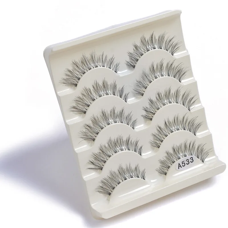 5 Pairs Premium Quality Handmade False Eyelashes Black Long Natural Fashion Soft Reusable Crisscross Fake Eye Lash
5 Pairs Premium Quality Handmade False Eyelashes Black Long Natural Fashion Soft Reusable Crisscross Fake Eye Lash