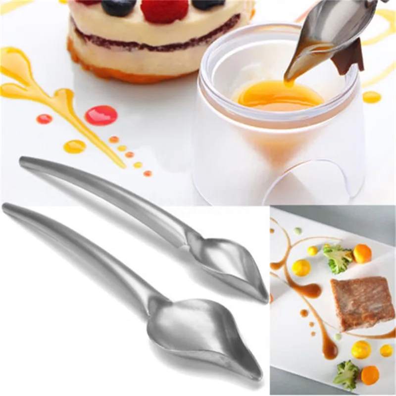 1 Pcs Creative Deco Spoon Decorate Food Draw Tool Design Sauce Dressing Plate Dessert Bakeware Cake Spoons Tools 2019
1 Pcs Creative Deco Spoon Decorate Food Draw Tool Design Sauce Dressing Plate Dessert Bakeware Cake Spoons Tools 2019