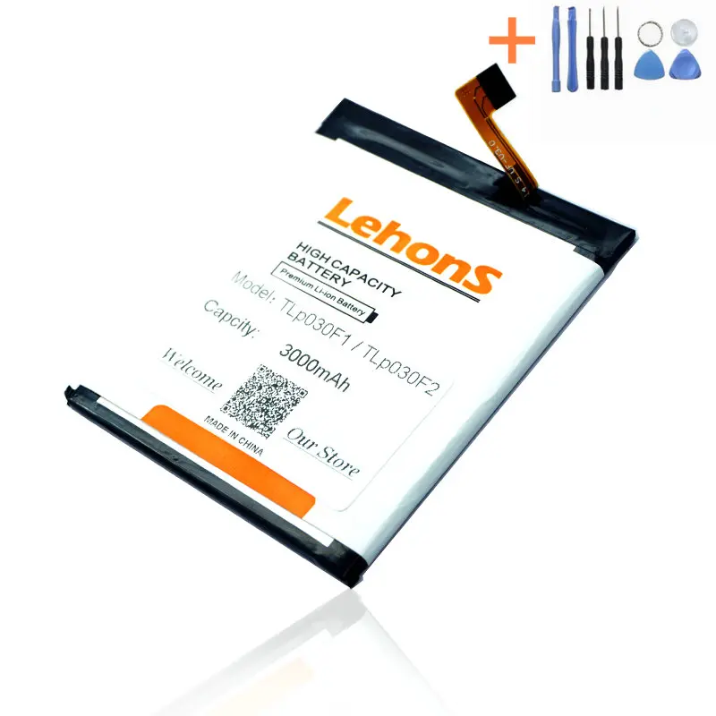 LehonS 1x TLP030F1 / TLP030F2 Phone Battery For Alcatel One Touch Idol 4S DTEK60 OT-6070O OT-6070Y OT-6070 OT-6070K 45g + TOOLS
LehonS 1x TLP030F1 / TLP030F2 Phone Battery For Alcatel One Touch Idol 4S DTEK60 OT-6070O OT-6070Y OT-6070 OT-6070K 45g + TOOLS