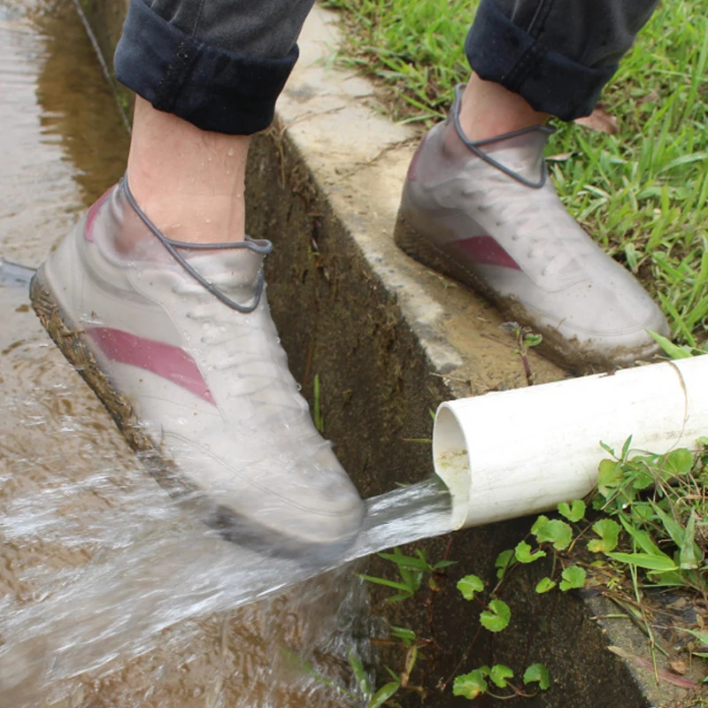 Silicone Rain boots Reusable rain cover for shoes Transparent Non-slip Wear-Resistant Washable
Silicone Rain boots Reusable rain cover for shoes Transparent Non-slip Wear-Resistant Washable