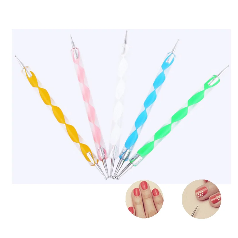 AddFavor 5Pc Nail Doting Pen Tool DIY Rhinestones Dots Double Pointed Nail Art Tool Screw Thread Spot Drilling Line Pen
AddFavor 5Pc Nail Doting Pen Tool DIY Rhinestones Dots Double Pointed Nail Art Tool Screw Thread Spot Drilling Line Pen