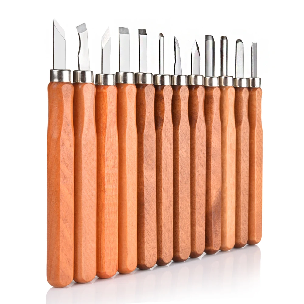 New Arrival High Quality 12pcs/ Set Wood Handle Carving Mini Chisels Kit Handy Cutting Burin Tools Set
New Arrival High Quality 12pcs/ Set Wood Handle Carving Mini Chisels Kit Handy Cutting Burin Tools Set