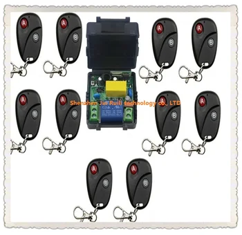 NEW RF Wireless 220V Remote Control Switch teleswitch 1CH Interruptor 10A 1Receiver& 10Transmitter Light Lamp LED SMD A ON B OFF
NEW RF Wireless 220V Remote Control Switch teleswitch 1CH Interruptor 10A 1Receiver& 10Transmitter Light Lamp LED SMD A ON B OFF