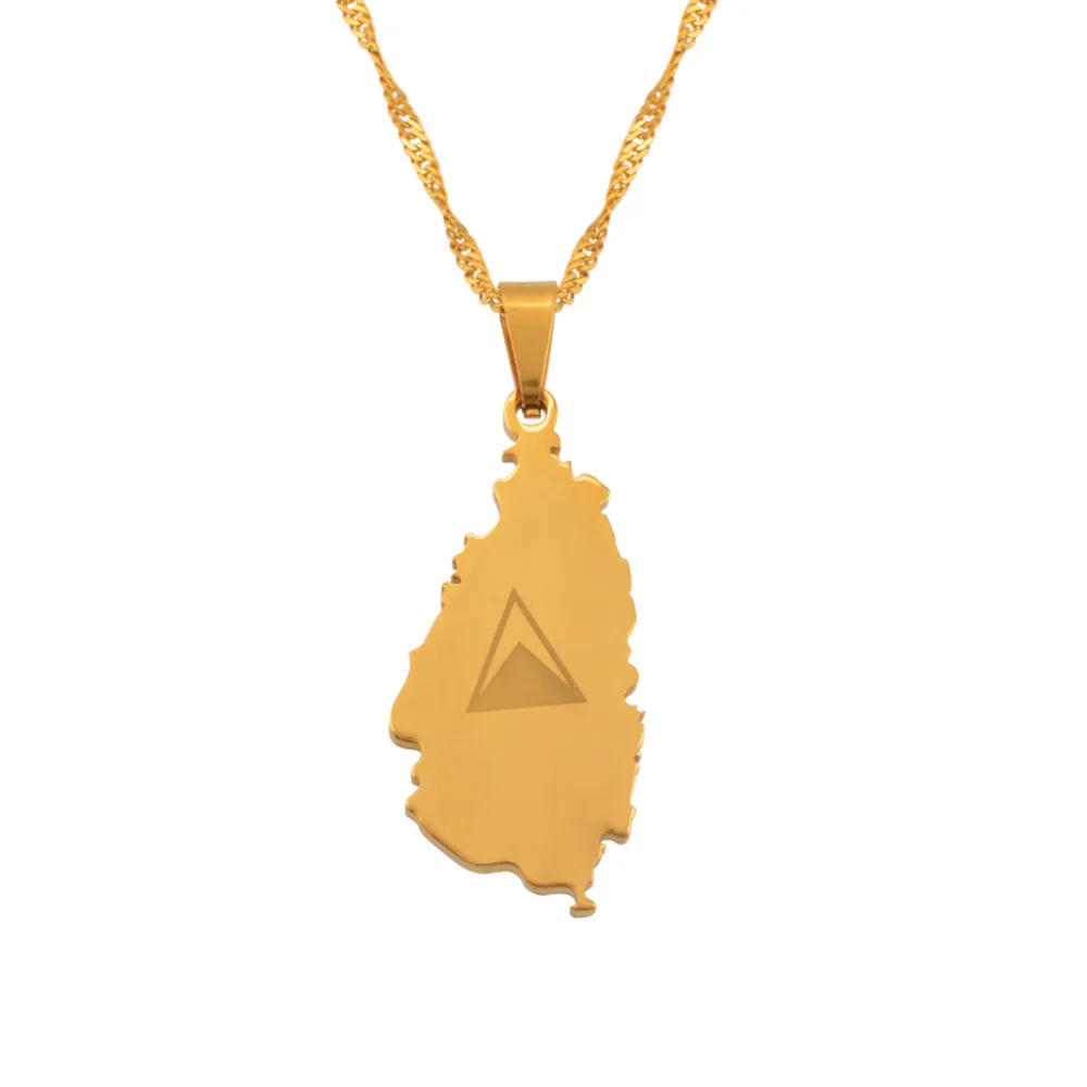 Gold Color Saint Lucia Map Flag Necklaces for Women Girl Jewelry Gifts St. Lucia Pendant Maps #J0392
Gold Color Saint Lucia Map Flag Necklaces for Women Girl Jewelry Gifts St. Lucia Pendant Maps #J0392