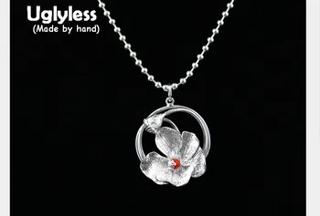 Uglyless Real S 990 Silver Orchid Pendants Necklaces without Chains for Women Fine Jewelry Hollow Floral Statement Dress Bijoux
Uglyless Real S 990 Silver Orchid Pendants Necklaces without Chains for Women Fine Jewelry Hollow Floral Statement Dress Bijoux