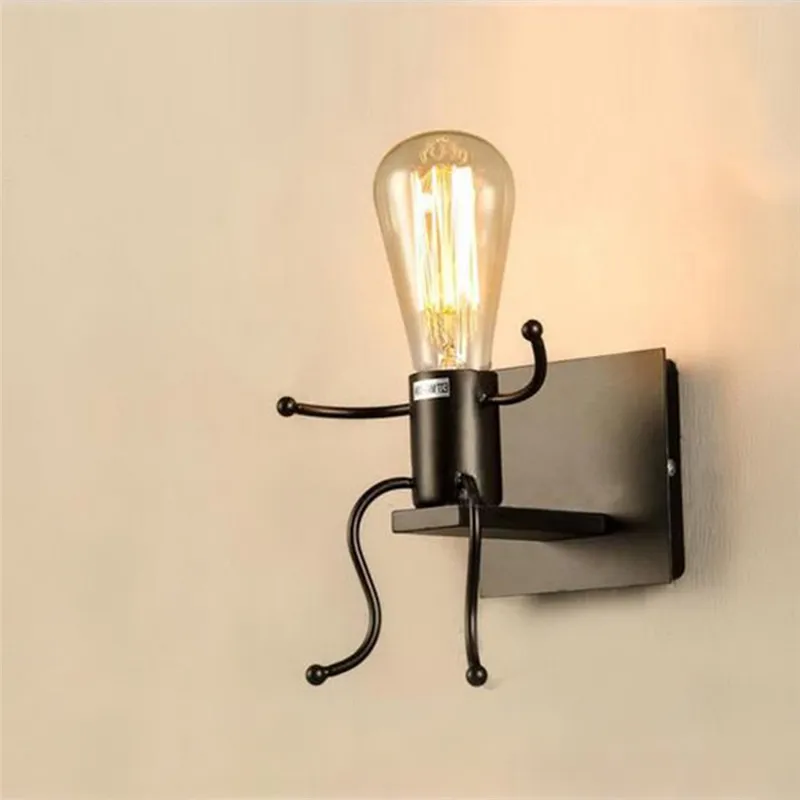New Creative Man Shape Wall Lamp E27 Socket Corridor toilet Bathroom entrance Sconce Indoor Decoration Wall Light 
New Creative Man Shape Wall Lamp E27 Socket Corridor toilet Bathroom entrance Sconce Indoor Decoration Wall Light