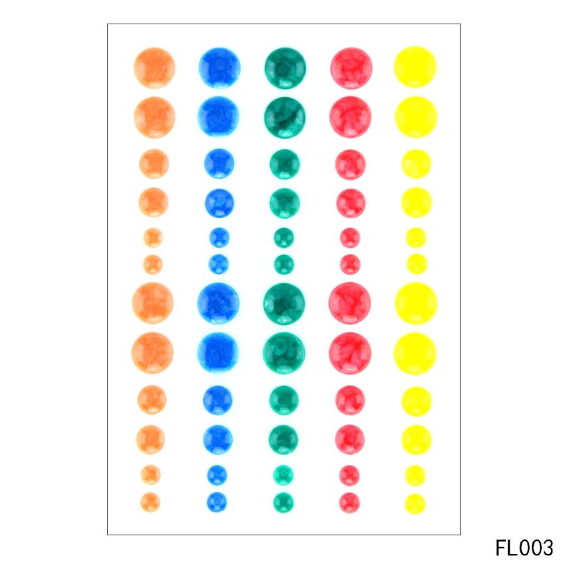 Zhuoang Sugar Sprinkles Self-adhesive Enamel Dots Resin Sticker for Scrapbooking/ DIY Crafts/ Card Making Decoration FL-011
Zhuoang Sugar Sprinkles Self-adhesive Enamel Dots Resin Sticker for Scrapbooking/ DIY Crafts/ Card Making Decoration FL-011