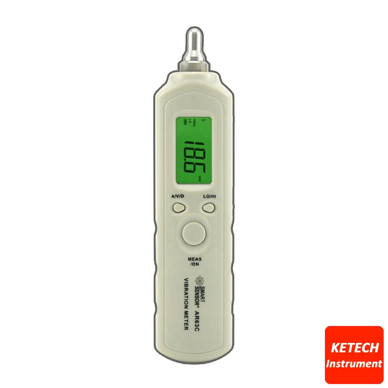 Handheld Pen-type Vibration Meter Vibrometer Acceleration Velocity Displacement AR63C
Handheld Pen-type Vibration Meter Vibrometer Acceleration Velocity Displacement AR63C