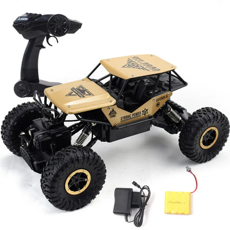 1:18 Electric RC Cars 4CH Off-road Vehicles Anti-crash 2.4G High Speed SUV CAR Climbing Toy Remote Model Black/Gold/Si
1:18 Electric RC Cars 4CH Off-road Vehicles Anti-crash 2.4G High Speed SUV CAR Climbing Toy Remote Model Black/Gold/Si