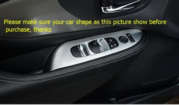 Lapetus Inner Door Armrest Window Lift Switch Button Cover Trim Kit ABS Pearl Chrome For Nissan Murano 2015 2016 2017 2018
Lapetus Inner Door Armrest Window Lift Switch Button Cover Trim Kit ABS Pearl Chrome For Nissan Murano 2015 2016 2017 2018