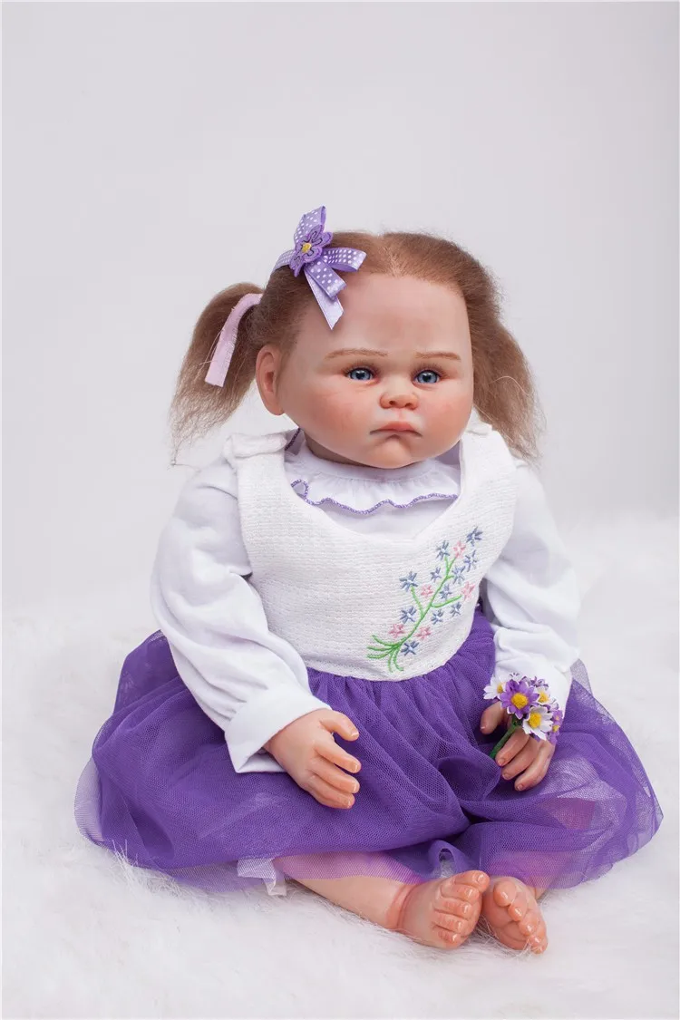 50cm Limited Edition Soft Silicone Reborn Baby Doll Toy Lifelike Newborn Girl Baby-Reborn Princess Gift modeling | Игрушки и хобби