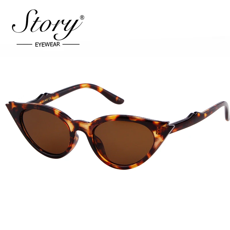 STORY 2018 Sexy Small Leopard Cateye Sunglasses Women Vintage Black White Fashion Cateye Sun Glasses For Female Eyewear Shades
STORY 2018 Sexy Small Leopard Cateye Sunglasses Women Vintage Black White Fashion Cateye Sun Glasses For Female Eyewear Shades