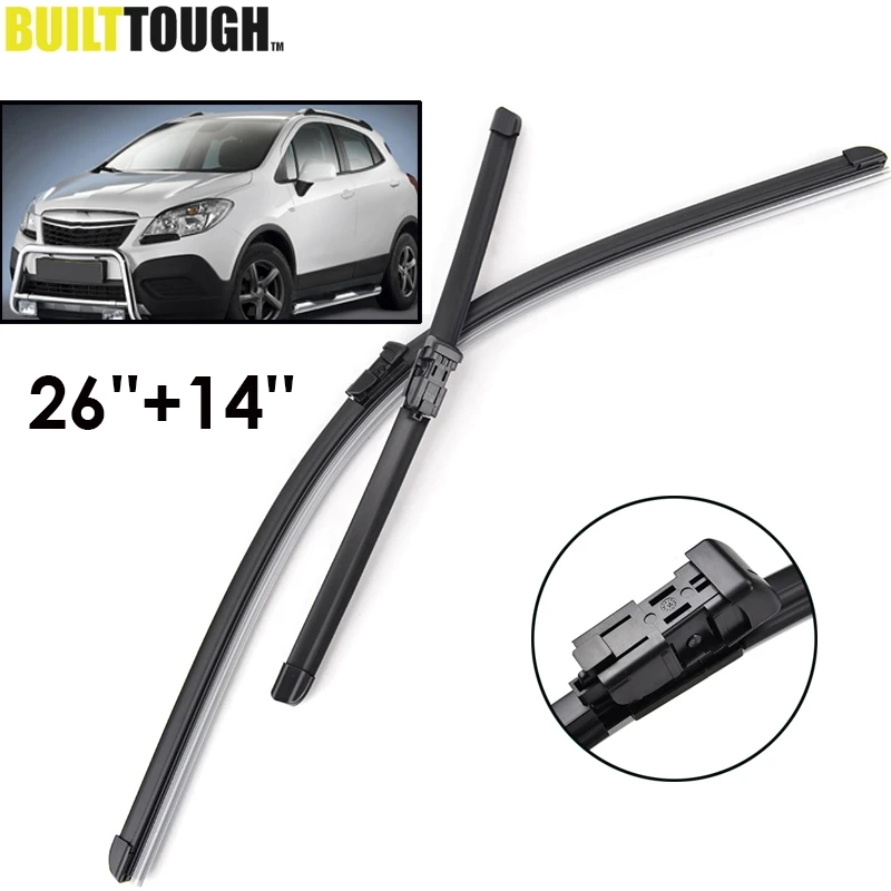 

MISIMA For Opel Mokka 26" 14" 2012 2013 2014 2015 2016 2017 Windscreen Wiper Blades Windshield Front Window For Buick Encore