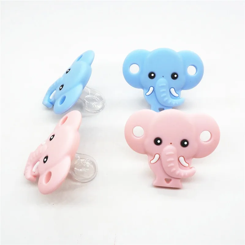Chenkai 5PCS BPA Free Silicone Elephant Pacifier Dummy Teether DIY Newborn Infant Baby Nursing Jewelry Animal Toy Craft
Chenkai 5PCS BPA Free Silicone Elephant Pacifier Dummy Teether DIY Newborn Infant Baby Nursing Jewelry Animal Toy Craft