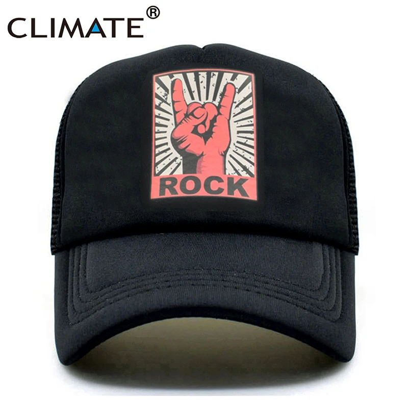 CLIMATE Men Rock Trucker Caps Mesh Hat Men Rock and Roll Cap Metal Music Black Cool Summer Baseball Cap Black Trucker Caps Hat
CLIMATE Men Rock Trucker Caps Mesh Hat Men Rock and Roll Cap Metal Music Black Cool Summer Baseball Cap Black Trucker Caps Hat