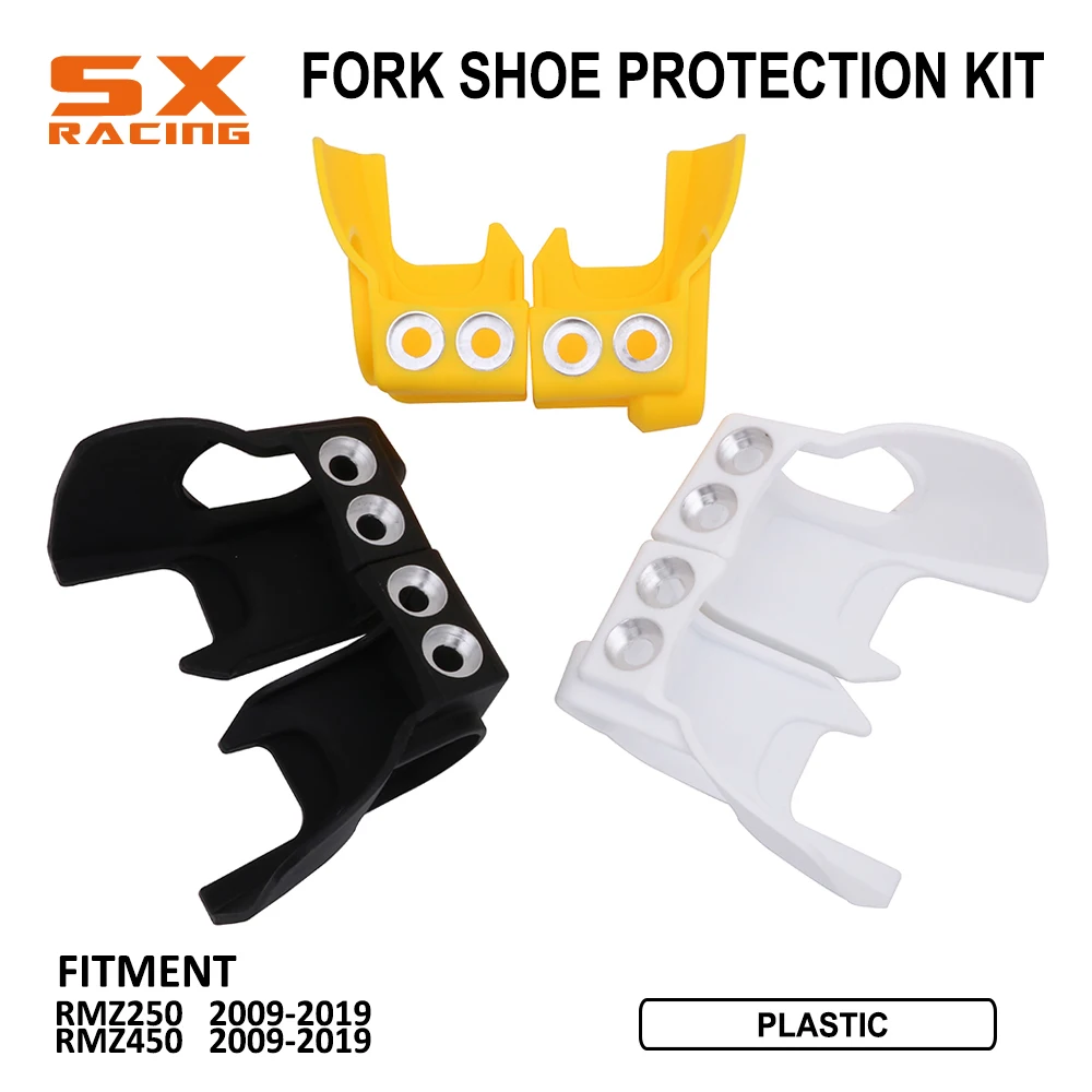 Motorcycle Plastic Fork Shock Absorption Shoe Cover Guard Protector For SUZUKI RMZ250 RMZ450 RMZ 250 450 2009-2019
Motorcycle Plastic Fork Shock Absorption Shoe Cover Guard Protector For SUZUKI RMZ250 RMZ450 RMZ 250 450 2009-2019