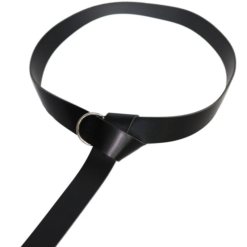 New Medieval Ring Belt Slender Bridle PU Leather Belt for Sword, Pirate, Scottish, Steampunk Knight Cosplay Use-Black Color
New Medieval Ring Belt Slender Bridle PU Leather Belt for Sword, Pirate, Scottish, Steampunk Knight Cosplay Use-Black Color
