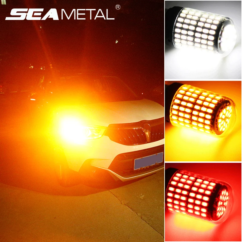 Car Signal Lamp 12V 21W LED Lights Bulb 3014 144SMD Led Bulbs Canbus No Error BA15S 1156 BA15D 1157 Brake Lamps Auto Turn Light
Car Signal Lamp 12V 21W LED Lights Bulb 3014 144SMD Led Bulbs Canbus No Error BA15S 1156 BA15D 1157 Brake Lamps Auto Turn Light
