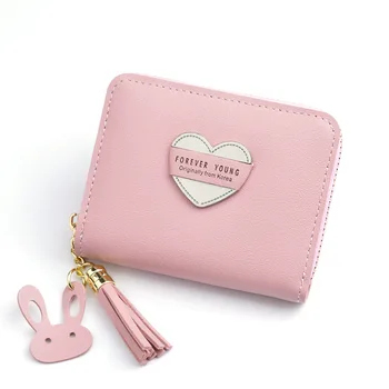 Hot sale 2019 new small wallet ladies short zipper tassel love small mini key purse PU leather student handy carry short wallet
Hot sale 2019 new small wallet ladies short zipper tassel love small mini key purse PU leather student handy carry short wallet