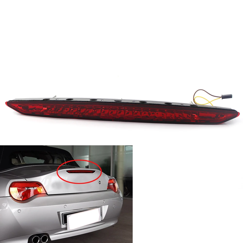 Details about   Clear Lens High Mount Level LED Brake Stop Tail Light Kit Fit BMW Z4 Convertible