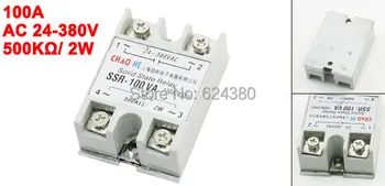 Temperature Control Voltage Resistance Regulator Solid State Relay SSR-100VA 100A 24-380V AC 500 Kohm / 2W
Temperature Control Voltage Resistance Regulator Solid State Relay SSR-100VA 100A 24-380V AC 500 Kohm / 2W