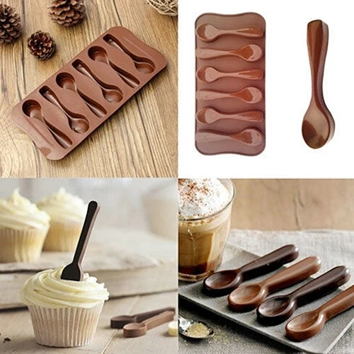 New arrival! Cake Mold DIY Chocolate Six Spoons Mould Silicone Baking Cake Decorating Topper
New arrival! Cake Mold DIY Chocolate Six Spoons Mould Silicone Baking Cake Decorating Topper