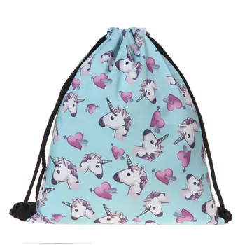 Unicorn Drawstring bag for Girls Travel Storage Package Cartoon School Backpacks Children Birthday Party Favors
Unicorn Drawstring bag for Girls Travel Storage Package Cartoon School Backpacks Children Birthday Party Favors
