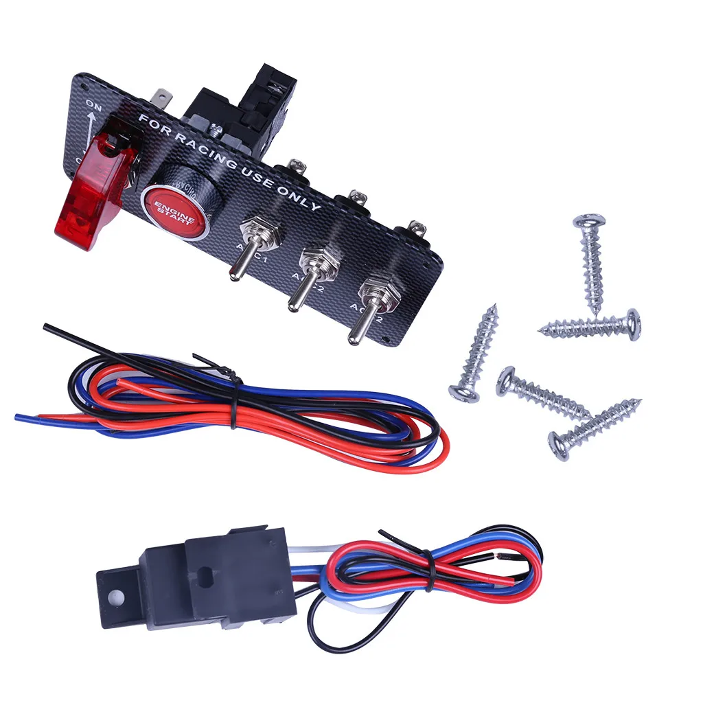 Car Ignition Switch Panel 30A 12V Universal Racing LED Toggle Engine Start Push Button Starter Dropship 19Y19
Car Ignition Switch Panel 30A 12V Universal Racing LED Toggle Engine Start Push Button Starter Dropship 19Y19