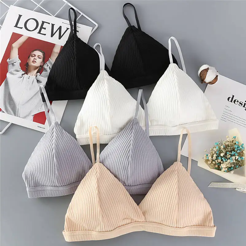 2019 Women's Sexy Bra Ladies Female Ring-Free Cup Sexy Bras Threaded Cotton Wipe Women Comfortable Underwear Bralette 661BR10
2019 Women's Sexy Bra Ladies Female Ring-Free Cup Sexy Bras Threaded Cotton Wipe Women Comfortable Underwear Bralette 661BR10