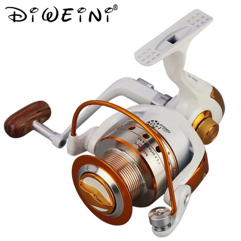 white / black AX500-9000 Series Fishing Reel 12+1BB Steel Aluminum 5.5:1 Fishing Spinning Reel Carretilha De Pesca Direita Peche
white / black AX500-9000 Series Fishing Reel 12+1BB Steel Aluminum 5.5:1 Fishing Spinning Reel Carretilha De Pesca Direita Peche