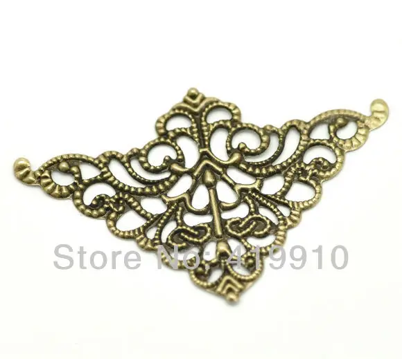 Free shipping-50Pcs Antique Bronze Filigree Triangle Wraps Connectors Metal Crafts Gift Decoration DIY Findings 5x3.2cm J0577
Free shipping-50Pcs Antique Bronze Filigree Triangle Wraps Connectors Metal Crafts Gift Decoration DIY Findings 5x3.2cm J0577