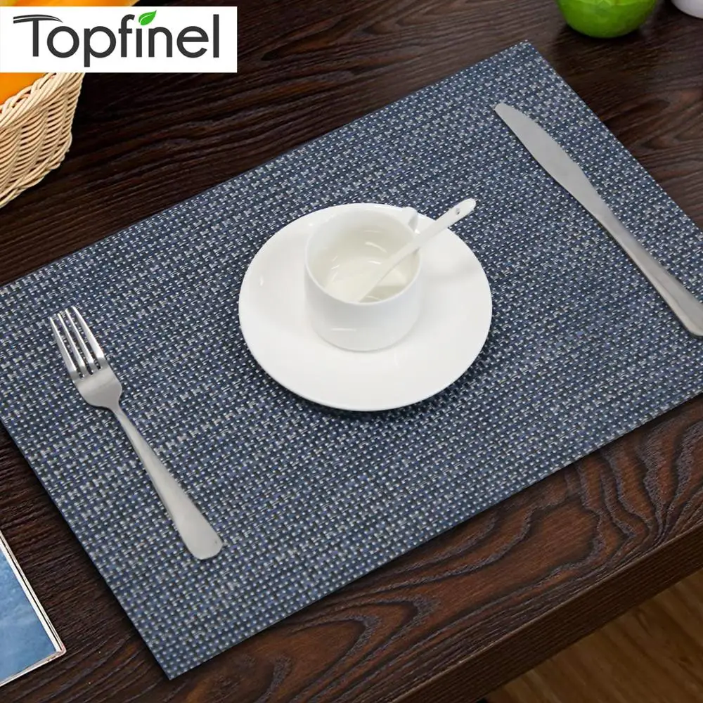 Topfinel Set of 4 PVC Placemat for Table Mat Pad Drink Wine Cup Coasters Bamboo Placemats Dining Table Place Mat Kitchen Table
Topfinel Set of 4 PVC Placemat for Table Mat Pad Drink Wine Cup Coasters Bamboo Placemats Dining Table Place Mat Kitchen Table