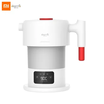 

Original Xiaomi Deerma Folding Electric Water Kettle 600ml Portable Heating Water Travel Kettle Digital Touch Display 100V-240V