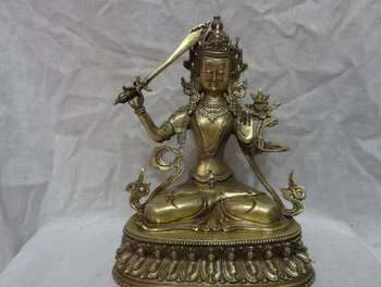 song voge gem S2687 9" Tibet Brass Buddhist 8 Auspicious Symbol Lotus Majushri Buddha Statue Set
song voge gem S2687 9" Tibet Brass Buddhist 8 Auspicious Symbol Lotus Majushri Buddha Statue Set