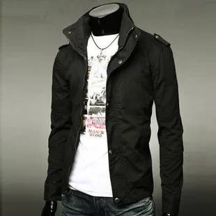 Fashion Winter Men's Slim Solid Jacket Coat Stand Up Collar Cotton European And American style
Fashion Winter Men's Slim Solid Jacket Coat Stand Up Collar Cotton European And American style