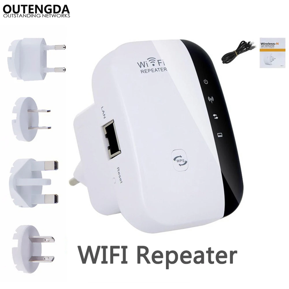 

Wireless-N WiFi Repeater 300Mbps Network Wifi Routers Signal Amplifier Range Extender 802.11n/b/g Wi Fi Repetidor WPS Encryption