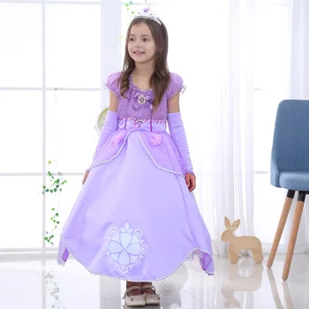 Halloween Sofia Princess Dress Girls Tangled Princess Dress With Sleeve Clothes Disney Children Clothing Skirt Cosplay Costume
Halloween Sofia Princess Dress Girls Tangled Princess Dress With Sleeve Clothes Disney Children Clothing Skirt Cosplay Costume
